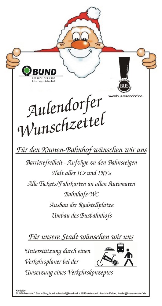 wunschzettel an vm